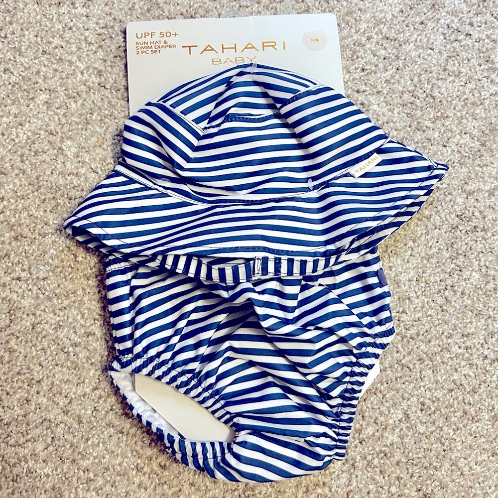NWT Tahari 6-Month Baby Swim Set ☀️